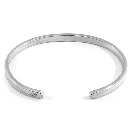 ANCHOR & CREW Reynolds Element Midi Geometric Silver Bangle