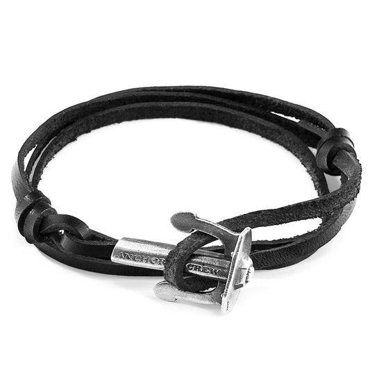 ANCHOR & CREW Union Anchor Coal Black Bracelet