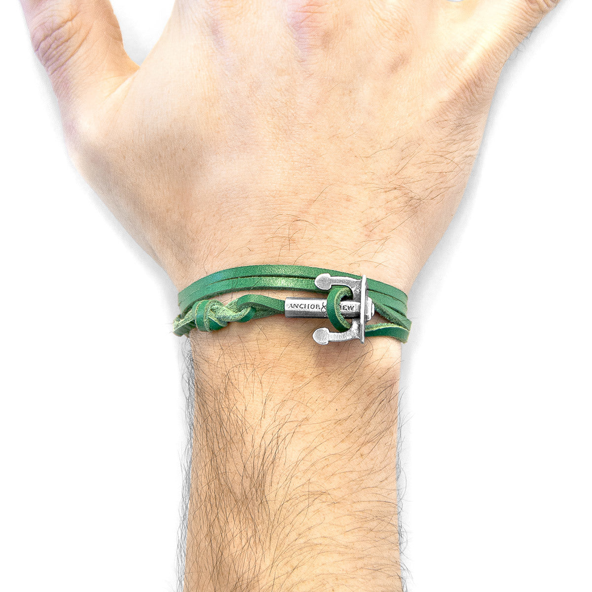 ANCHOR & CREW Union Anchor Fern Green Bracelet