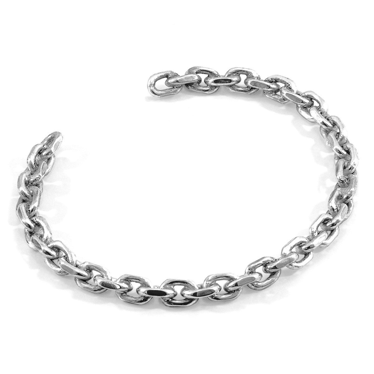 ANCHOR & CREW Halyard Sail Silver Chain Bangle