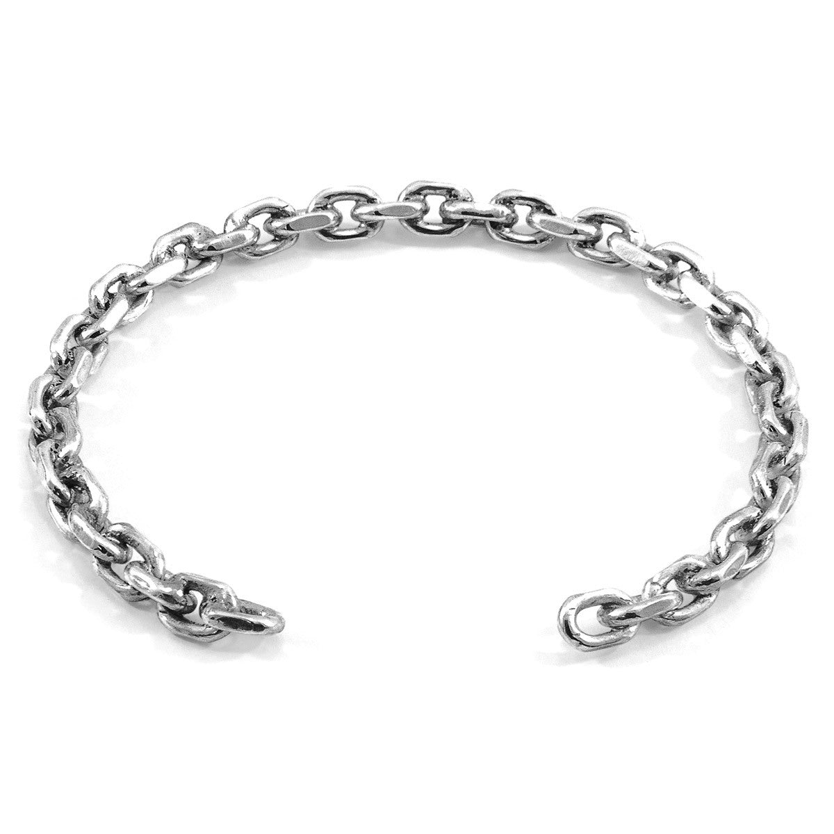 ANCHOR & CREW Halyard Sail Silver Chain Bangle