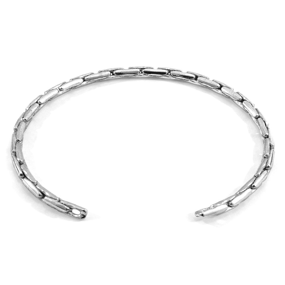 ANCHOR & CREW Mizzen Sail Silver Chain Bangle