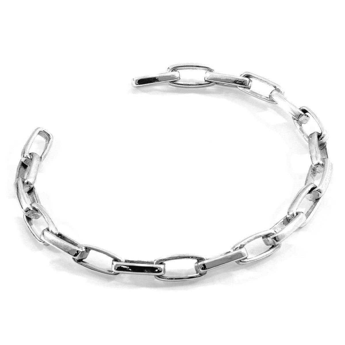 ANCHOR & CREW Spiritsail Sail Silver Chain Bangle