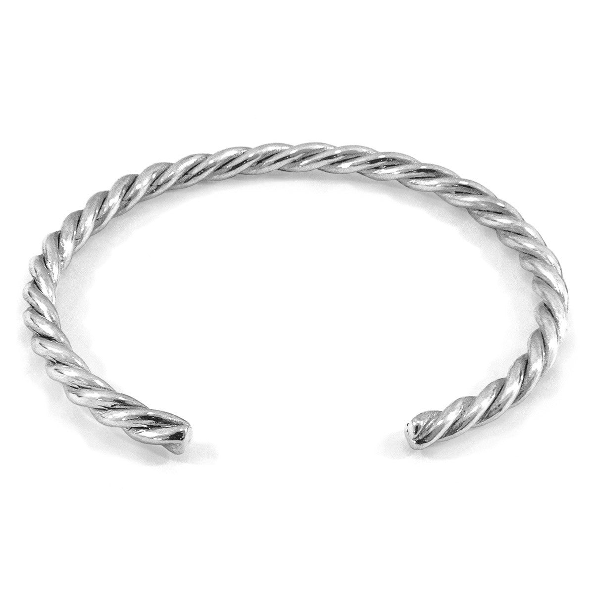 ANCHOR & CREW Gammell Full Rope Wayfarer Silver Bangle