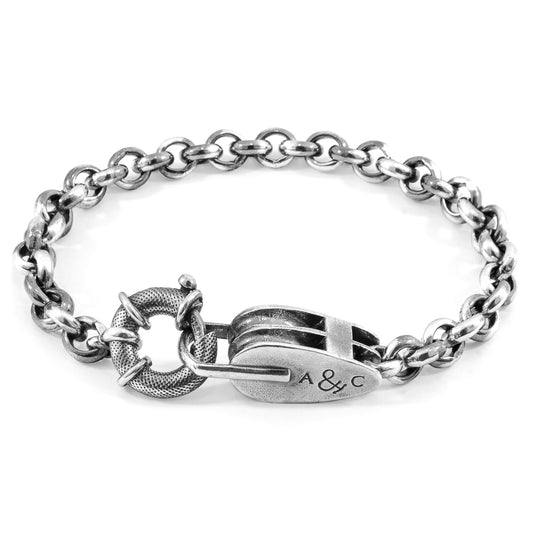 ANCHOR & CREW Tyne Mooring Silver Chain Bracelet