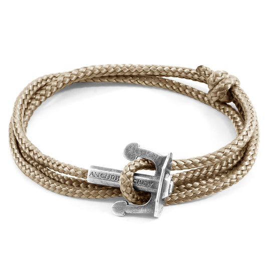 ANCHOR & CREW Union Anchor Sand Brown Bracelet