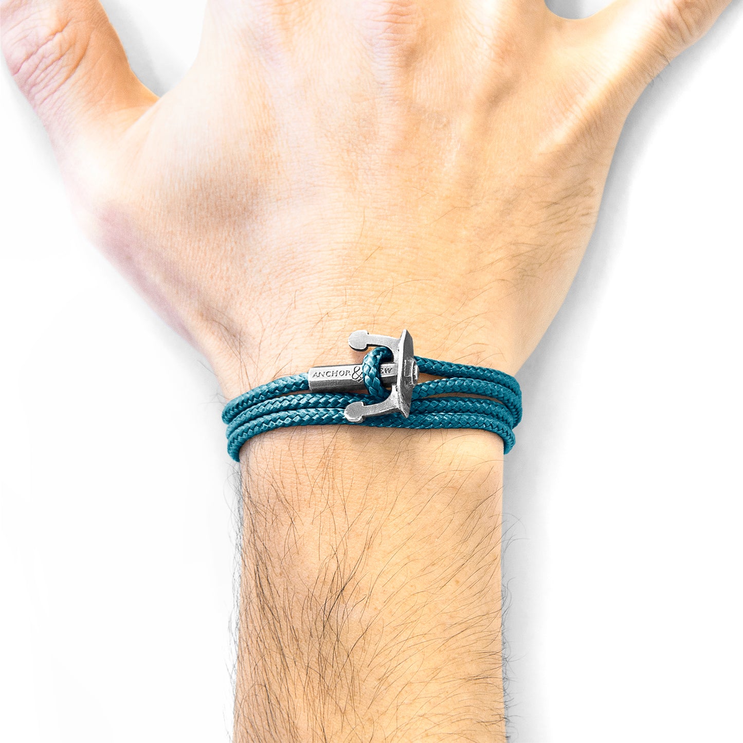 ANCHOR & CREW Union Anchor Ocean Blue Bracelet