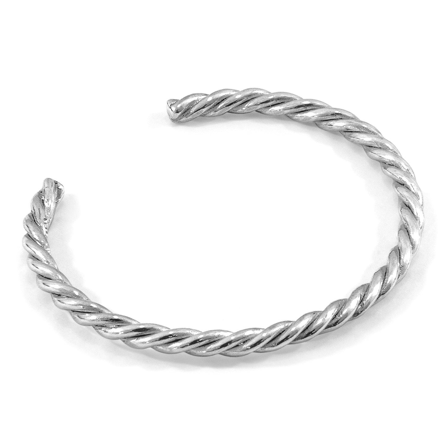 ANCHOR & CREW Gammell Full Rope Wayfarer Silver Bangle