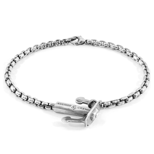 ANCHOR & CREW Union Anchor Silver Chain Bracelet