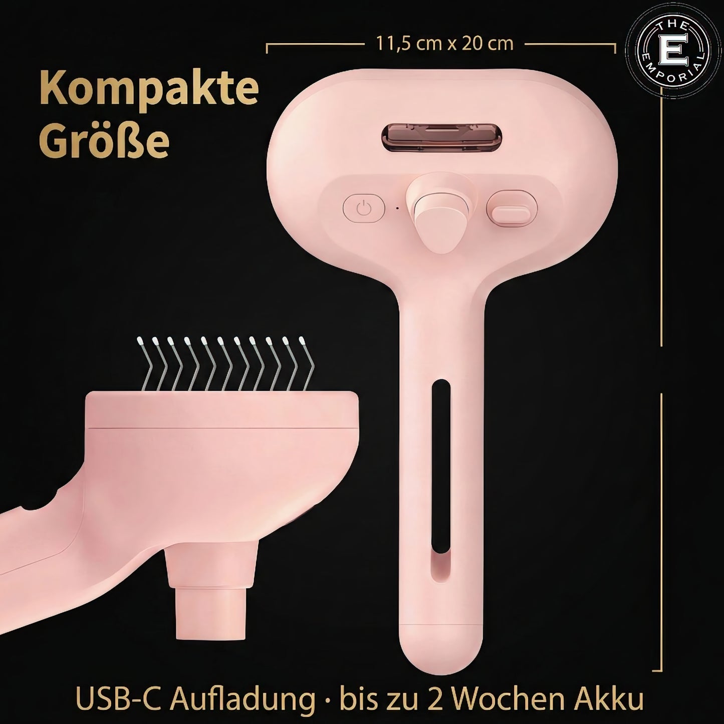 NobleFur Dampfbürste Grösse