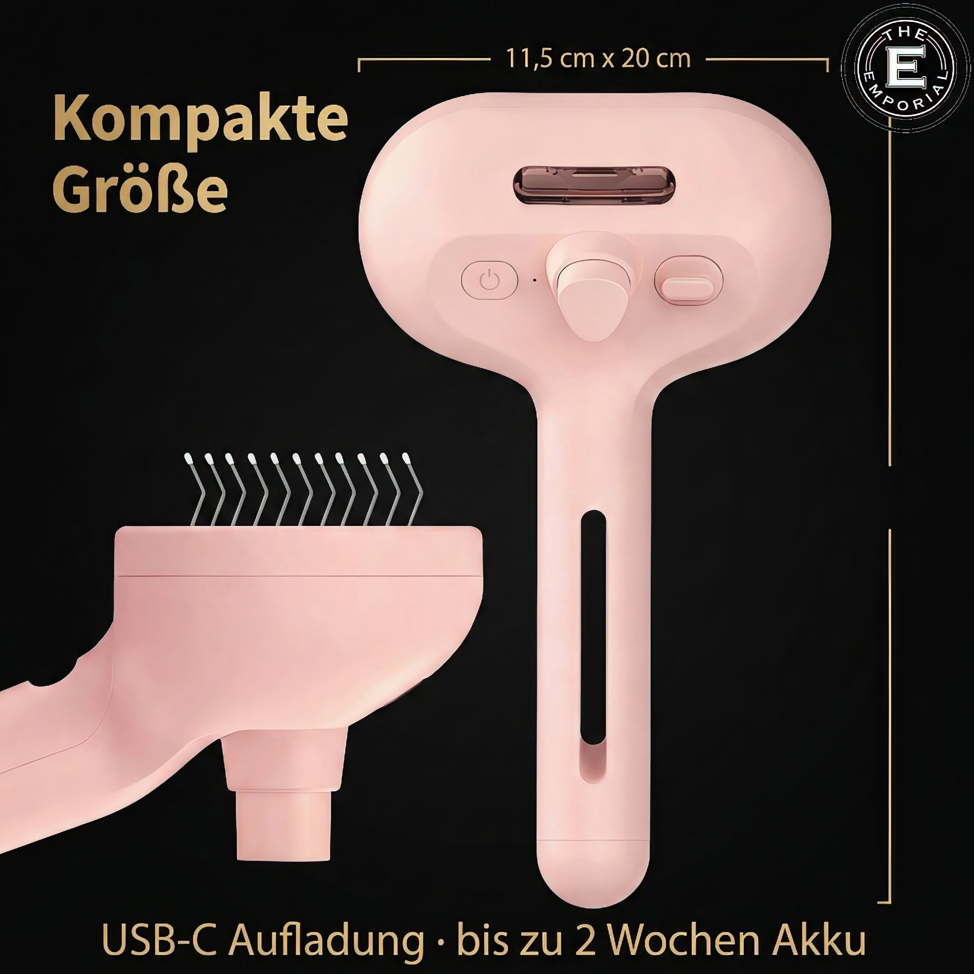 NobleFur Dampfbürste Grösse